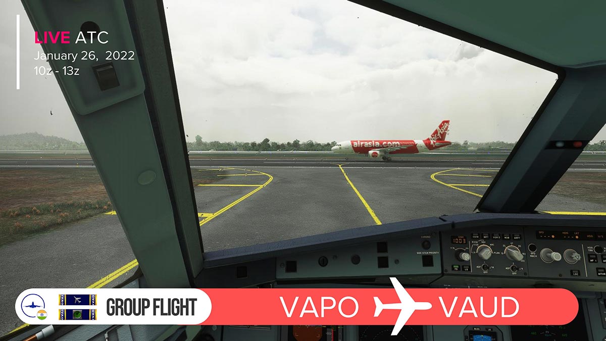 [IN] Group Flight - VAPO to VAUD